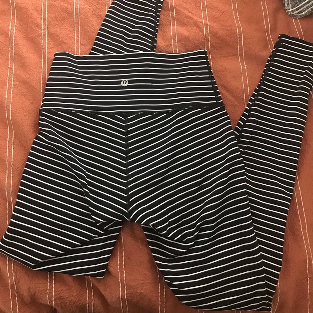 Lululemon Striped leggings